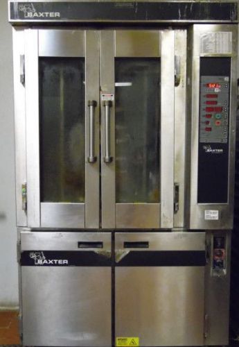 Baxter ov300e-m8 mini rotating electric rack pastry bread baking oven w/ proofer for sale