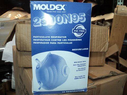 MOLDEX 2300N95 Disposable Respirator, N95, M/L, Blue, PK10
