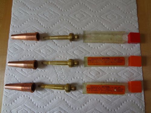 Nib victor acetylene cutting torch tips sizes 5-gpp 3-gpp 2-gpp for sale