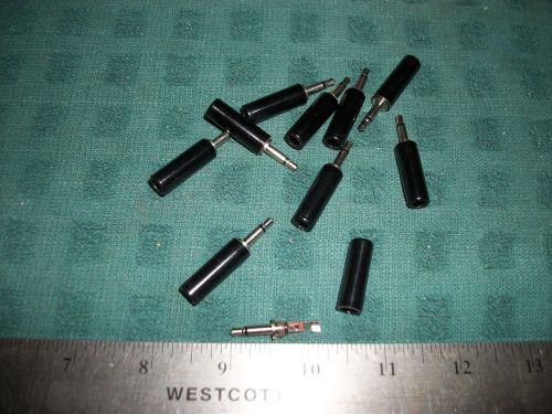 LOT OF 1/8&#034; PHONE PLUGS MONO CABLE/WIRE MOUNT! A