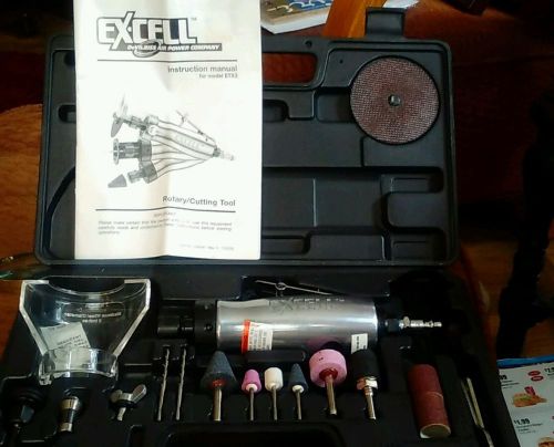 Excell penumatic die grinder cutting tool new in box etx3 for sale