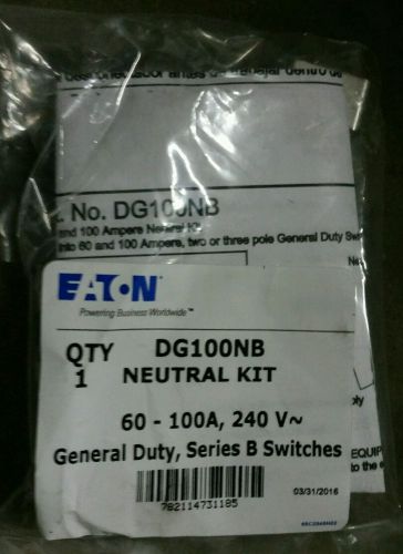 Eaton Neutral Kit 100 Amp DG100NB