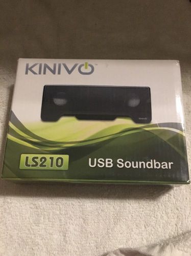 Kinivo LS210 Portable Laptop Speaker - Compatible With Windows 7, Vista and Mac