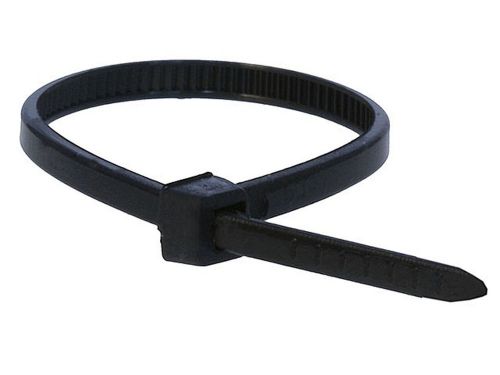 Monoprice Nylon Cable Zip Ties, 4-inch, 100/pk, Black