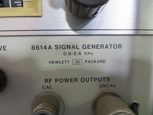 Agilent HP 8614A   RF generator 0.8-2.4GHz ID# 26062 KHDG