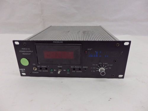 MKS PDR-C-1C H2O Hg KPa PSI Pressure Power Supply Digital Readout C6