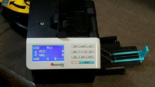 CASSIDA CUBE MIXED BILL COUNTER Multi Bill Counterfeit Detector UV/MG - NEW!