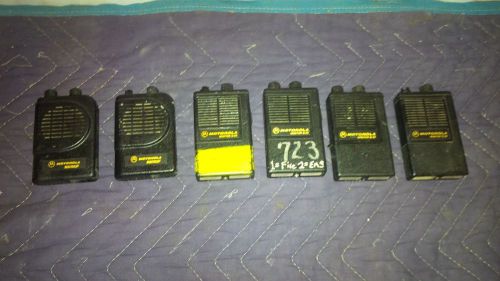 Lot of SIX 6 -Motorola Minitor II &amp; III  2 &amp; 3 Fire EMS Pagers *READ DESCRTION