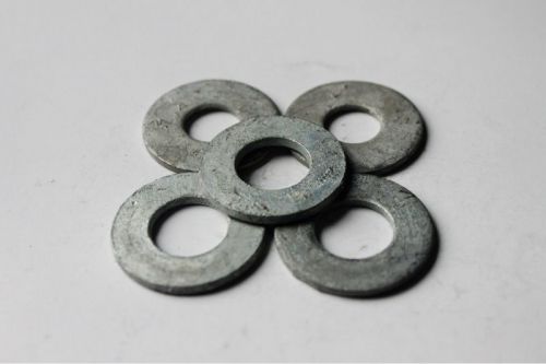 5/8&#034; x 1.750&#034; od hot dipped galvanized (hdg) flat washer (qty: 100) for sale