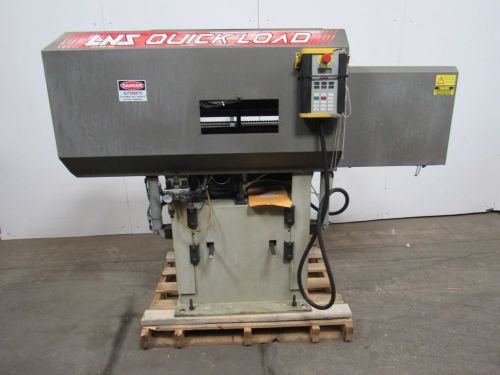 Lns quick load automatic magazine bar stock loader feeder single phase tested ! for sale