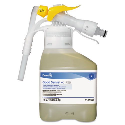 &#034;good sense liquid odor counteractant, fresh, 1.5l rtd bottle, 2/carton&#034; for sale