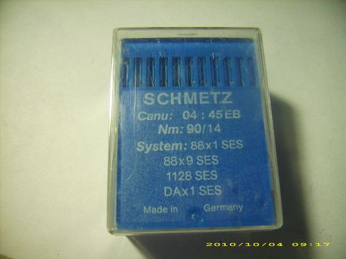 90 pc SCHMETZ sewing machine needles 88x1 SES 88x9 SES 1128 SES DAx1  Nm 90/14