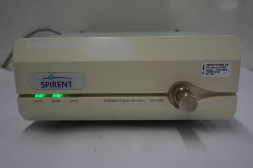 Spirent GSS4100 GPS/SBAS Signal Generator S/N 1747