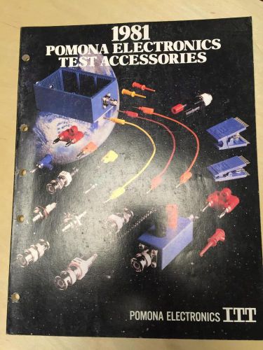 1981 ITT Pomona Electronics Catalog ~ Test Equipment Accessories Probes Cords