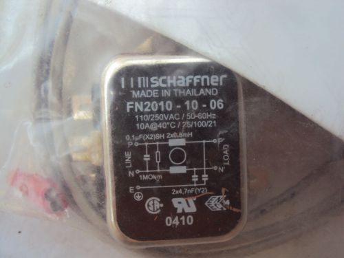 SCHAFFNER FN2010-10-06 Power Line Filter  Genuine Replacement Parts F0798913-00