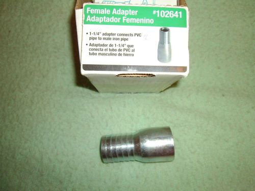 ProPlumber 1-1/4&#034; Steel Female Adapter- 102641