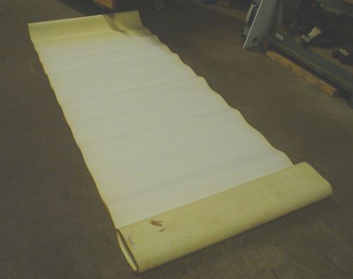 Conveyor belt approx 10&#039;4&#034; long x 39-1/4&#034; wide x .050&#034; thick rubber sheet