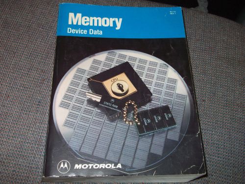 MOTOROLA MEMORY DEVICE DATA DATABOOK 1991 DL113 REV7 RARE