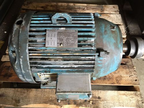 LINCOLN A.C. TEFC MOTOR 15 HP 254TC FRAME 3 PHASE