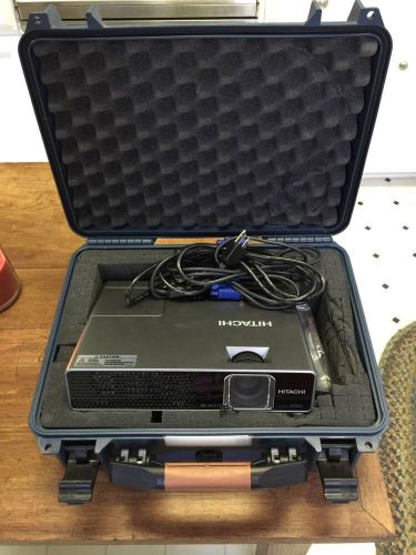 Hitachi CPX253 LCD Projector with Porta Brace PB-2400 Case and Repalcement Lamp