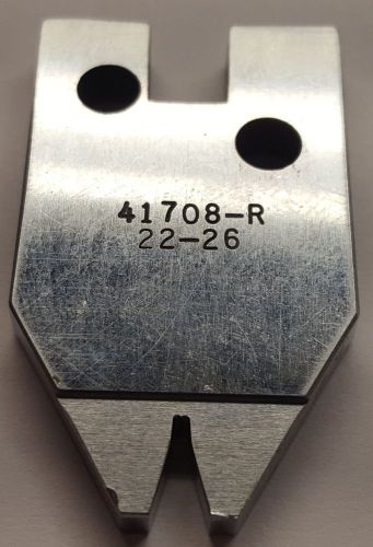 BERG FCI CRIMPING TOOL DIE 41708-R FOR AWG 22-26