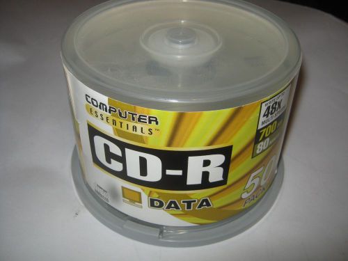 computer essentials cd-r 700 mb 45 discs