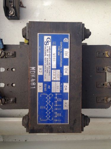 General signal (gs) w500 type sbw 500 kva hevi-duty control transformer hdk481 for sale
