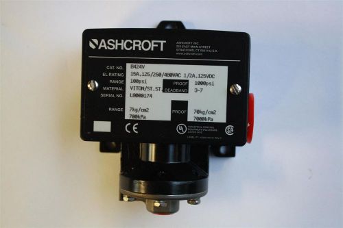 Ashcroft B424V 100psi Pressure Switch