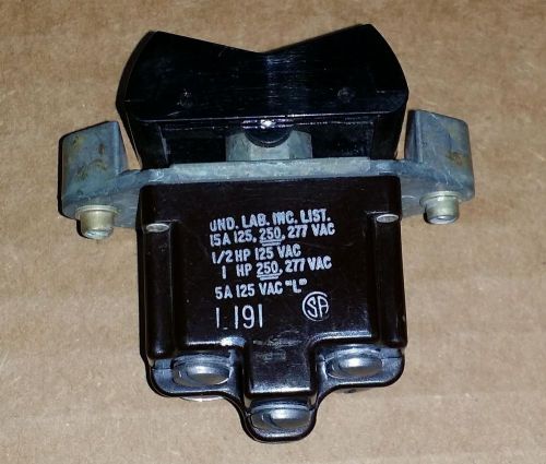 2PDT 15A on-off-on Rocker switch by Micro Switch