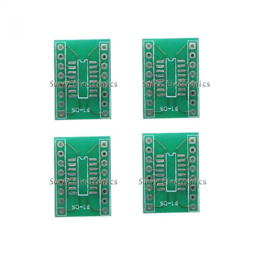 4pcs SOP16 To DIP16 Adapter PCB Convertor