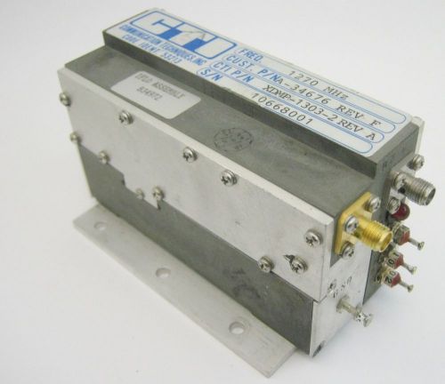 CTI Microwave Oscillator 1270MHz  24VDC &amp; 5VDC  20dBm  10Hz accuracy TESTED