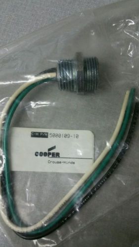 5000109-10 3-PIN Male Cooper Mini Fast 12&#034;  PVC Leads Woodhead (1) New Cable