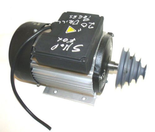 1-1/2 HP I PHASE MOTOR FROM SHOP FOX 20&#034; DRILL PRESS W&#039; STEP PULLEY