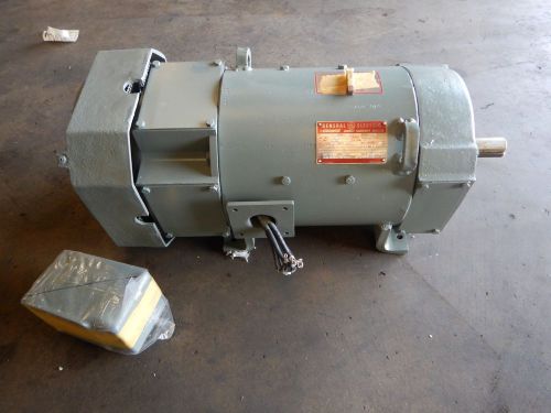 NEW General Electric GE Direct Current DC Motor 10 HP 240 V 1750 RPM Kinamatic