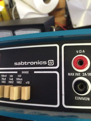 Sabtronics 2000 meter (ac/volt/amp/ohm)
