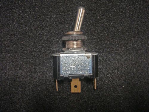 Carling Toggle Switch On/Off 10A-250 VAC 3/4HP One Position