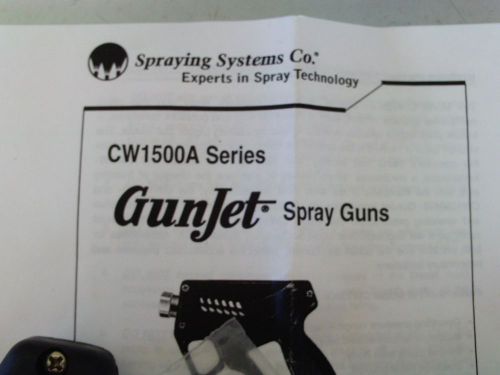 Spraying Systems Co.CW 1500A Series GunJet spray gun
