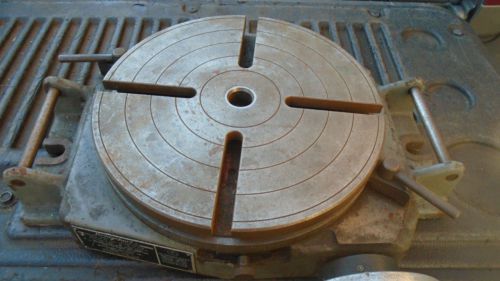 MACHINIST TOOLS  LATHE MILL 12&#034; Bridgeport Rotary Table