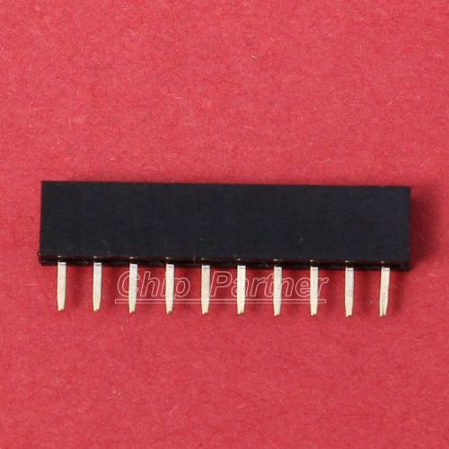 30pcs Black 1x10Pin 1x10P Female Pin Socket Connector 2.0mm