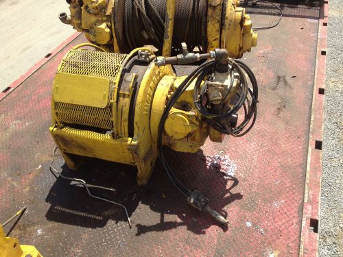 (1) one used ingersoll rand model# fa5a - smx1gk 10,000lb air tugger winch for sale