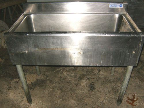 36&#034; Stainless Steel KROWNE Under Counter Bar Ice Bin Holder w/Drain