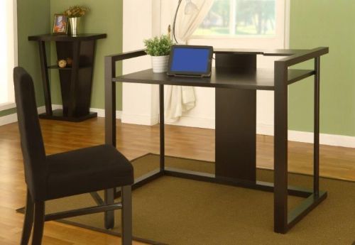 Enitial Lab Lappe Contemporary Office/Writing Desk, Cappuccino