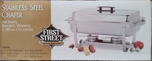 First Street Full Size Stainless Steel Chafer