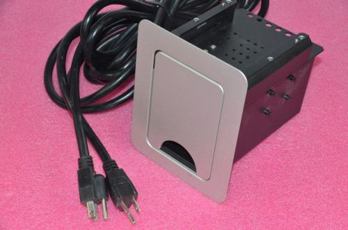 Extron Cable Cubby 300S Aluminium Cover with 2x US AC Power Module