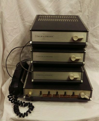 Vintage Elsie talk a phone intercom master and 3 sub-station model K-LC-3