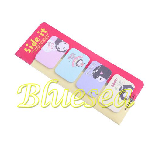 Colorful Girls Stick Bookmark Sticky Notes Mark Flag Index Tab Pad Post It Memo