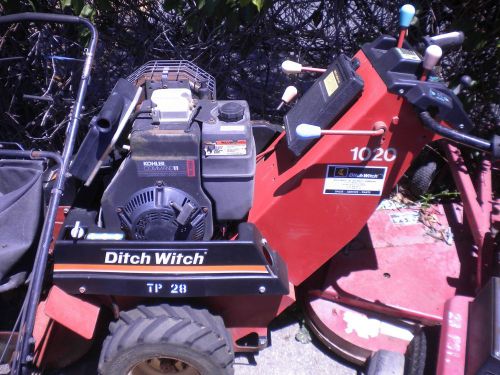 Ditch witch 1020 walk behind trencher - parts or repair for sale