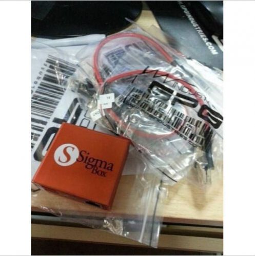 Sigma box repair flash for alcatel,motorola,zte &amp; other mtk w/ pack1 + 9 cables for sale