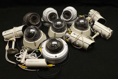 12x Assorted CCTV Color Cameras | CTRT7212W | CTRT2812W | CTRT7212G | LV72WI