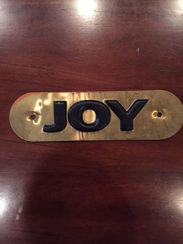 Joy Mining Brass Plate New Style!!